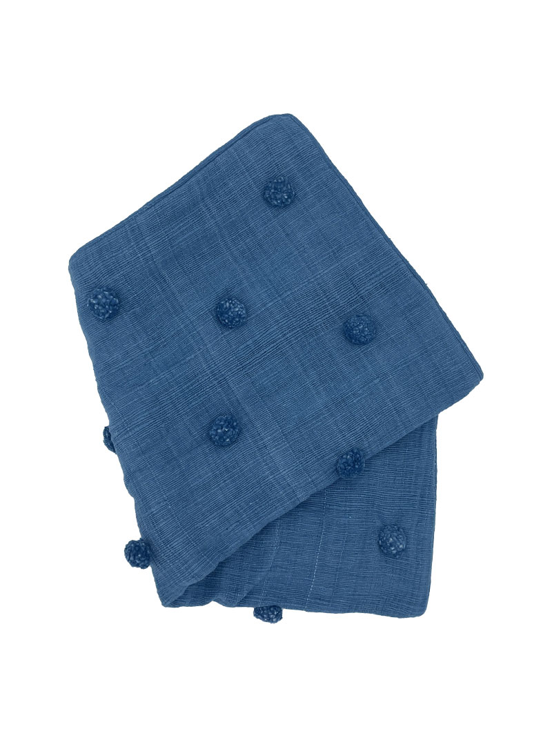 Khadi Cushion Covers - Indigo