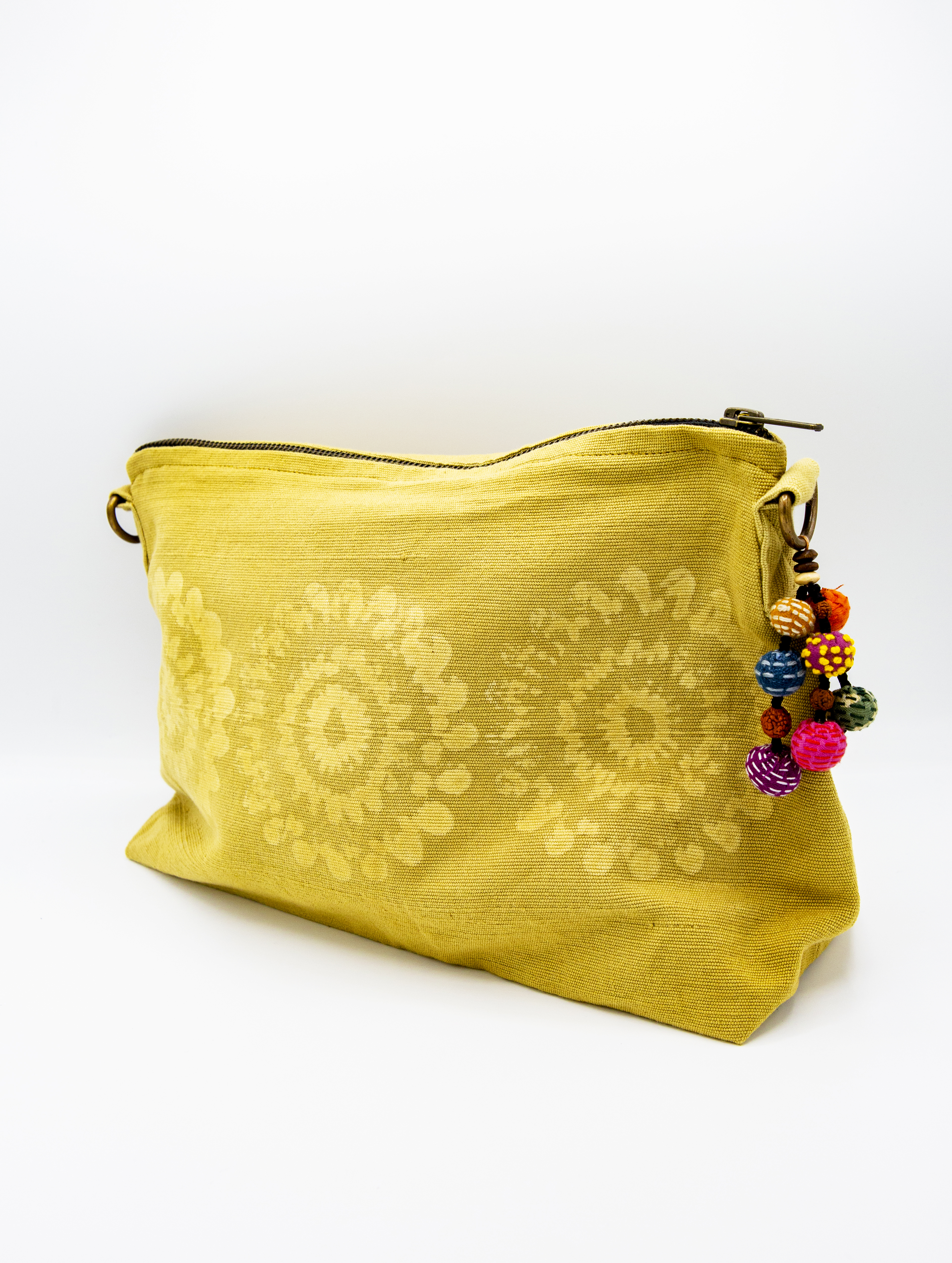 Beauty Bag M - Golden - Sun Flower