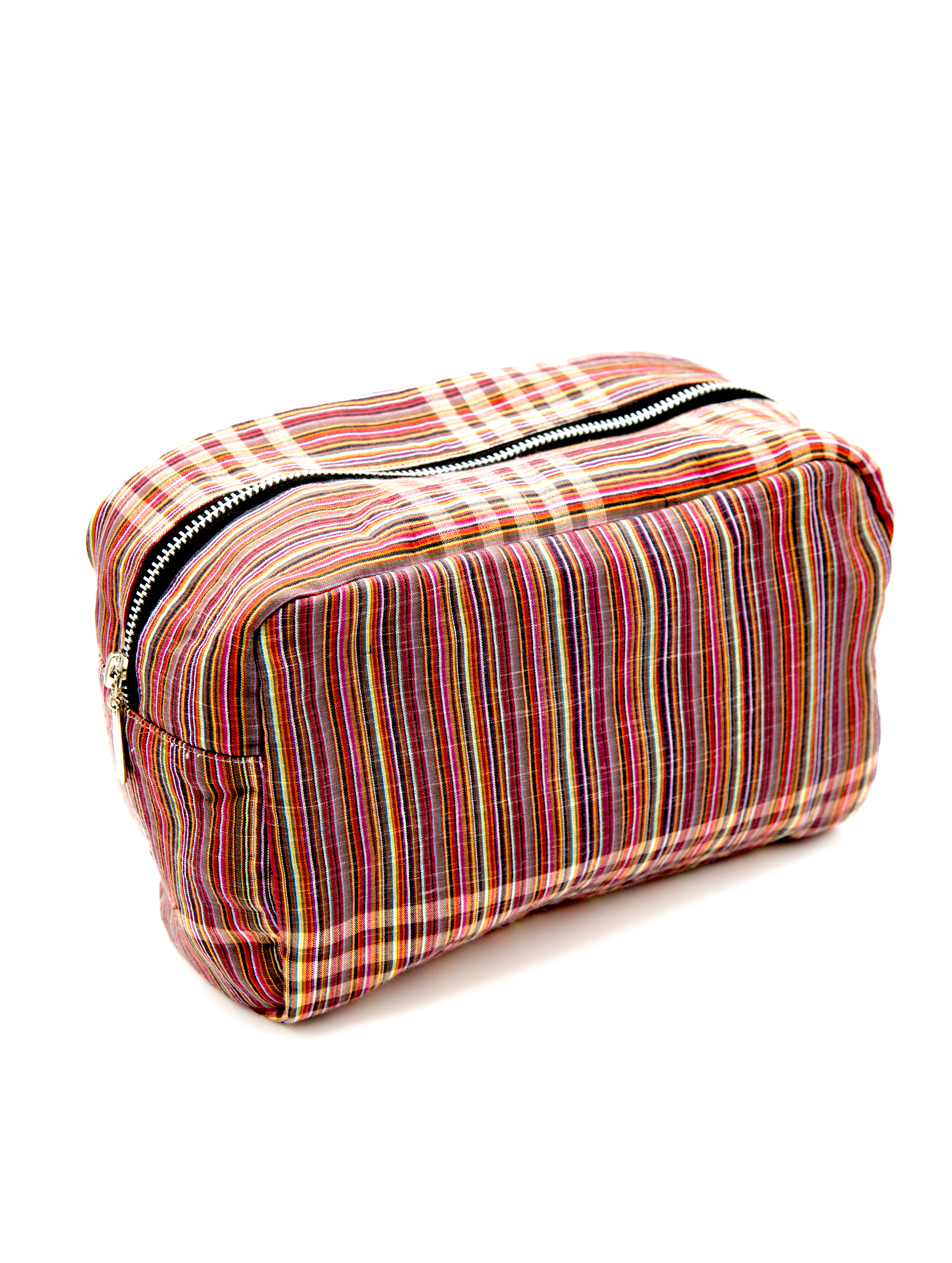 Beauty Bag - Gamcha - Red/ Multicolour